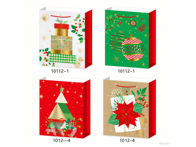 Пакет подарочный Top Shine новогодний  45*34*12 см в ассорт. 100457509