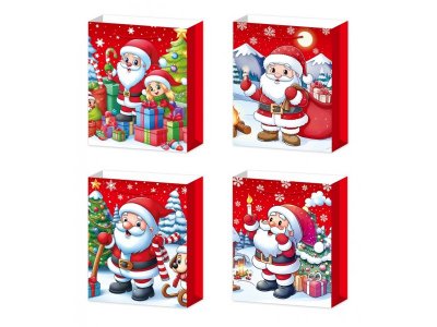 Пакет подарочный Top Shine новогодний 26*32*10 см в ассорт. 100457510