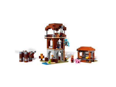 Конструктор LEGO Minecraft Застава грабителей и Опустошитель 21278 1-00465012_7