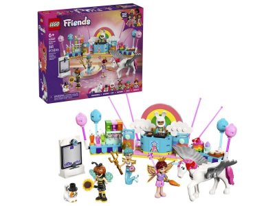 Конструктор LEGO Friends Костюмированная вечеринка с единорогом и феей 42661 100465016