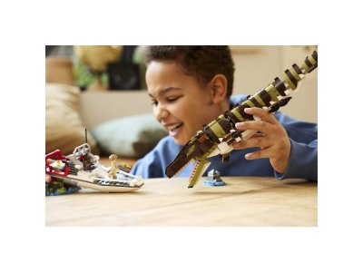 Конструктор LEGO Jurassic World Погоня за Мозазавром на лодке 76974 1-00465027_4