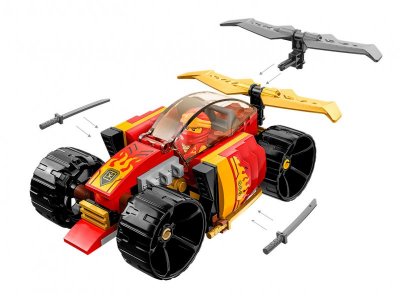 Конструктор LEGO Ninjago Гоночный автомобиль ниндзя Кая 71780 1-00393746_6