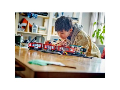 Конструктор LEGO City Трамвай и остановка в центре города 60423 1-00440692_3
