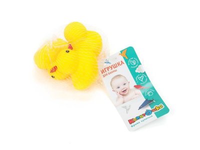 Игрушка для ванны Капитошка Уточки 3 шт. 1-00465053_5