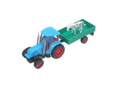 Машинка Технодрайв Трактор с прицепом 1-00465075_8