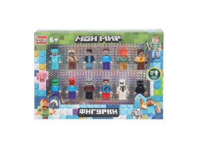 Конструктор Город мастеров Фигурки Мой мир 12 шт. 1-00465111_2