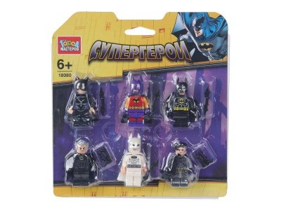 Конструктор Город мастеров Фигурки Бэтмен 6 шт. 1-00465117_2