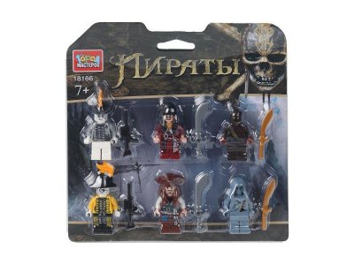 Конструктор Город мастеров Фигурки Пираты 6 шт. 1-00465118_2