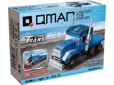 Конструктор Qman Транспорт  67 деталей 1-00451045_2