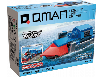 Конструктор Qman Транспорт 61 деталь 1-00451049_2