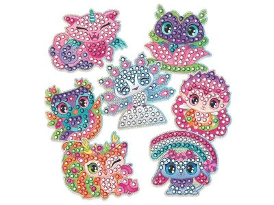 Набор шаблонов Nebulous Stars мини-животные для декорирования стразами разноцветный 100465126