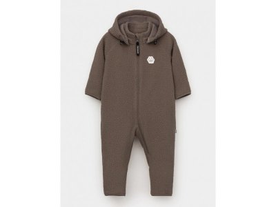 Комбинезон флисовый Crockid кофейный 100465958