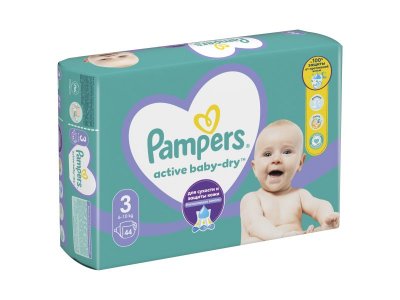 Pampers Active Baby (6-10 кг) 44 шт 1-00466615_4