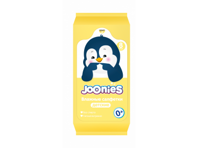 Салфетки влажные Joonies Мини 8 шт*8  уп 1-00466635_7