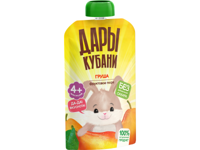 Пюре Дары Кубани Груша с 4 мес., 90 г 1-00464163_2