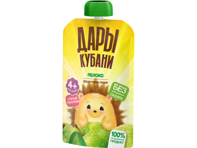 Пюре Дары Кубани Яблоко с 4 мес., 90 г 1-00464164_3
