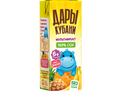 Сок Дары Кубани мультифруктовый восстановленный 200 мл 1-00464146_3