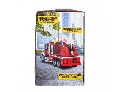 Игрушка Funky Toys Машинка фрикцион. Городская техника. Автовоз, свет/звук, 32 см 1-00464962_2