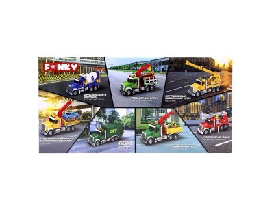 Игрушка Funky Toys Машинка фрикцион. Городская техника. Пожарная машина, функц. распыления воды, све 1-00464966_4