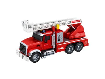 Игрушка Funky Toys Машинка фрикцион. Городская техника. Пожарная машина с кабиной-капотом, свет/звук 1-00464967_3