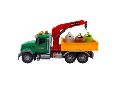 Набор игровой Funky Toys Городская техника. Машина-манипулятор фрикцион., подъем. кран, свет/звук, 3 1-00464968_3