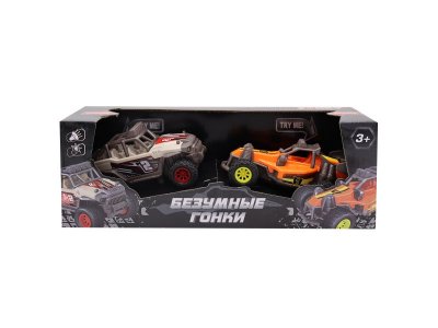 Набор игровой Funky Toys Безумные гонки Машинки-внедорожники, свет/звук, 12 см 1-00464969_8