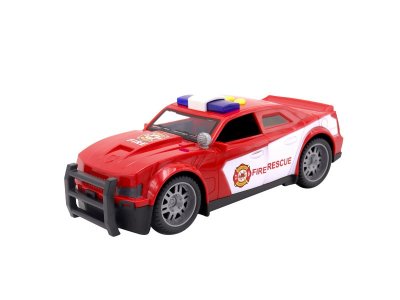 Игрушка Funky Toys Машинка фрикцион. Скорость мегаполиса. Пожарная машина, откр. двери, свет/звук, 2 1-00464970_4