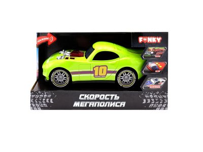 Игрушка Funky Toys Машинка фрикцион. Скорость мегаполиса. Спортивный автомобиль, откр. двери, свет/з 1-00464972_5