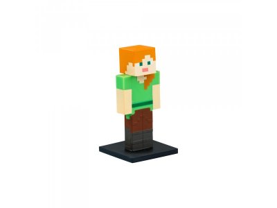 Набор коллекционных фигурок Minecraft Волк, сельский житель, Гаст, Алекс и Хранитель, 5 шт. 1-00467078_2