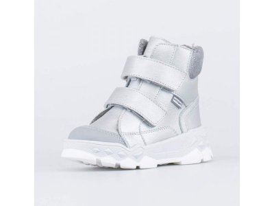 Ботинки зимние Котофей серебристый 100467141