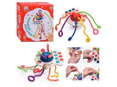 Погремушка Я познаю мир Забавные шнурочки 1-00466629_2
