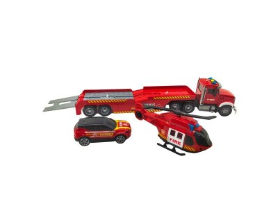 Игрушка Funky Toys Машинка фрикцион. Городская техника. Пожарный эвакуатор, свет/звук, 53 см 1-00464963_4