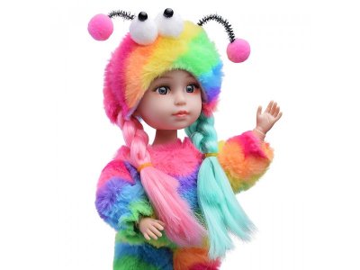 Кукла КНР Рита в костюме радужного монстрика 1-00467372_4