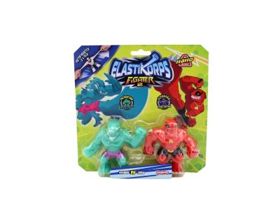 Фигурки-тянучки Elastikorps Fighters Кайман и Орка 1-00467788_2