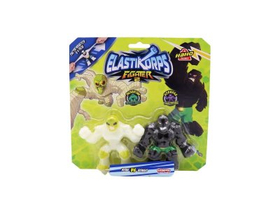 Фигурки-тянучки Elastikorps Fighters Бонго и Боун 1-00467789_2