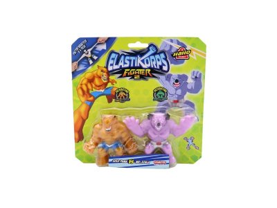 Фигурки-тянучки Elastikorps Fighters Золотая Пума и мистер Коала 1-00467791_2