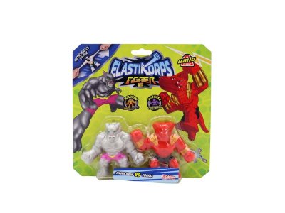 Фигурки-тянучки Elastikorps Fighters Серебрянный Куга и Кобракс 1-00467793_4