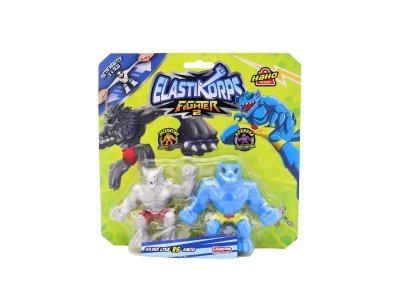 Фигурки-тянучки Elastikorps Fighters Серебрянный Лука и Смог 1-00467794_4