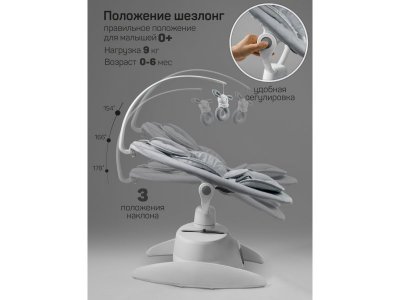 Качели электронные Amarobaby Smart swing 1-00467804_6