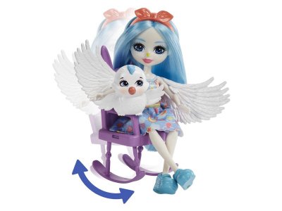 Набор игровой Mattel Enchantimals Детская площадка, кукла, качели, стул, телефон, кроватка, башня дл 1-00457600_4