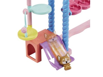 Набор игровой Mattel Enchantimals Детская площадка, кукла, качели, стул, телефон, кроватка, башня дл 1-00457600_5