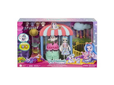 Набор игровой Mattel Enchantimals Детская площадка, кукла, качели, стул, телефон, кроватка, башня дл 1-00457600_7