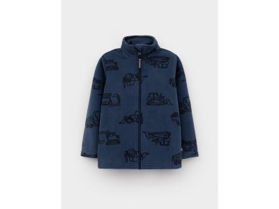 Куртка флисовая Crockid синий/принт 100468295