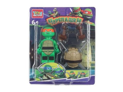 Конструктор Город мастеров Фигурка черепашки с аксессуарами 1-00468617_2