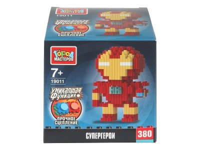 Конструктор Город мастеров Фигурка Супергерои, 380 дет. 100468581