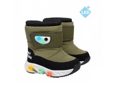 Сапоги зимние Indigo Kids хаки 100468693