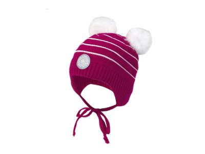 Шапка ушанка Marhatter малиновый 100468829