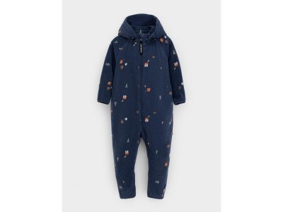 Комбинезон флисовый Crockid темно-синий 100468865