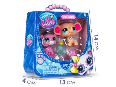 Набор игровой Littlest Pet Shop Пара друзей Спа у Слона 2 фигурки: Слон и Обезьяна 1-00469171_9