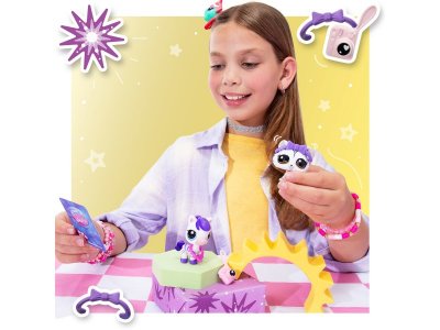 Набор игровой Littlest Pet Shop Пара друзей Модные полосочки 2 фигурки: Кошка и Зебра 1-00469173_7